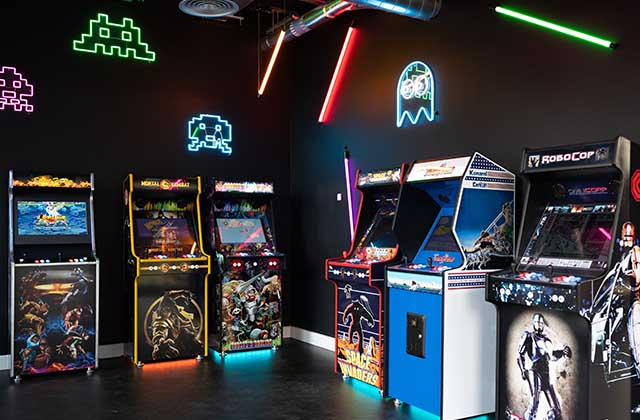 arcade machines